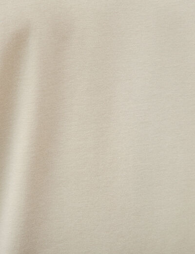 T-shirt manches courtes beige homme