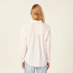 Chemise éco-responsable rose clair femme