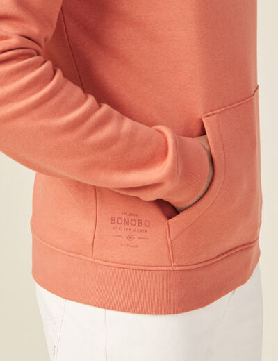 Sweat manches longues rose homme