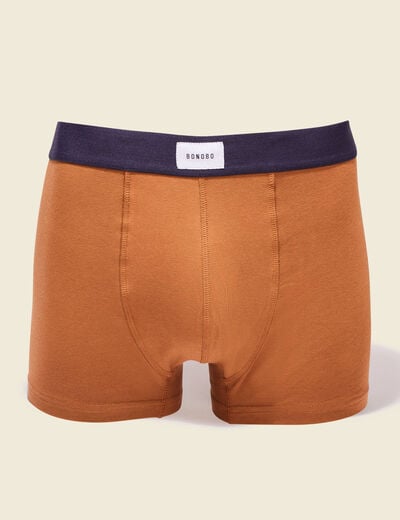 Lot 2 boxers marron homme