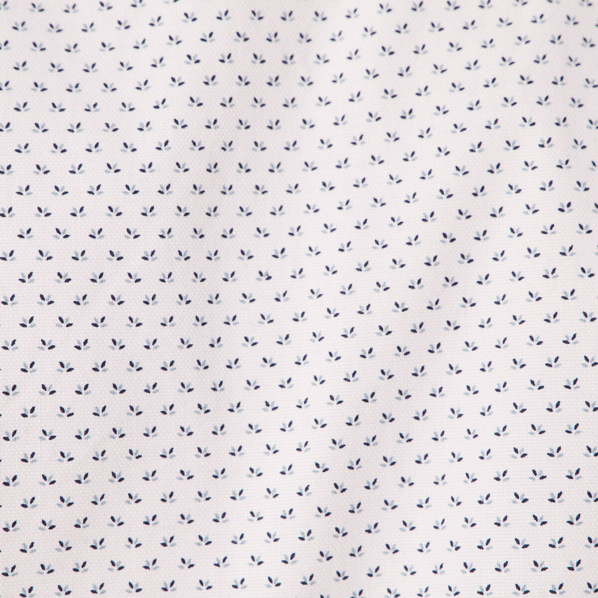 Chemise cintr&eacute;e en coton manches longues blanc homme