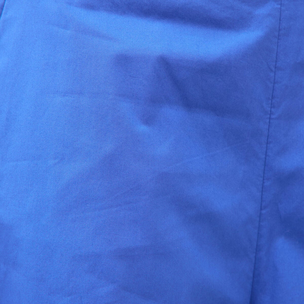 Pantalon large taille haute 3/4 en coton bleu electrique femme