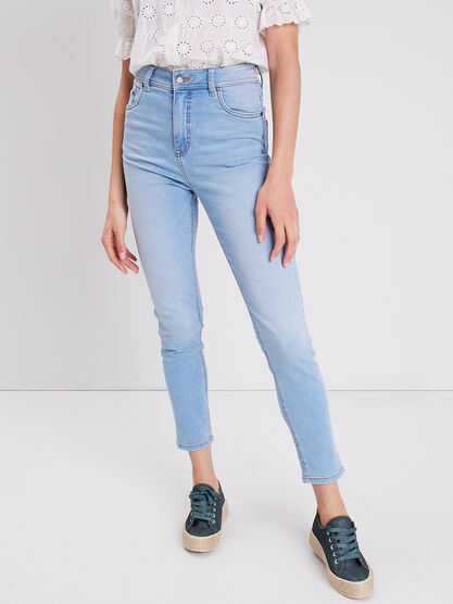 Jeans ultra stetch denim bleach femme