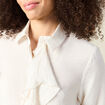 Chemise manches longues ecru femme