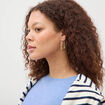 Anneaux couleur or femme