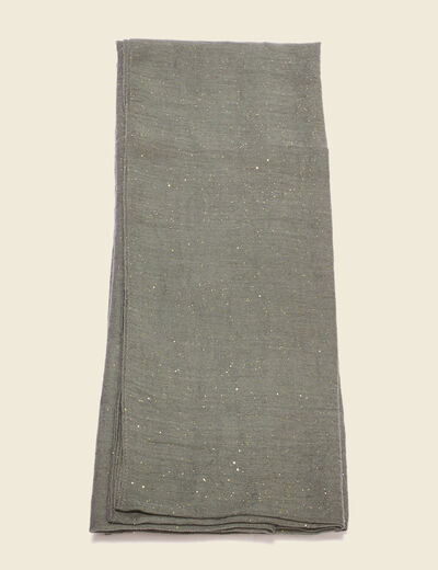 Foulard vert kaki femme