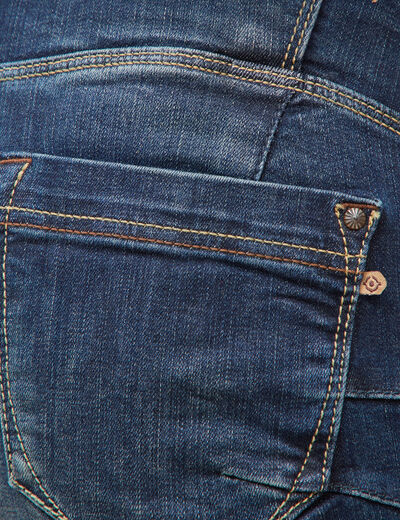 Jeans skinny push up 7/8&egrave;me denim brut femme