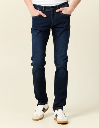 Jeans slim denim brut homme