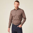 Chemise marron homme