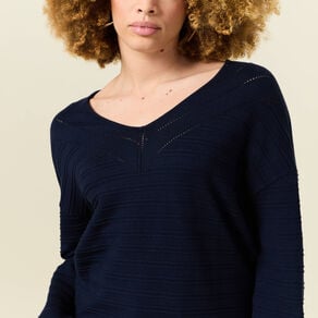 pull manches longues bleu marine femme Pull manches longues bleu marine femme