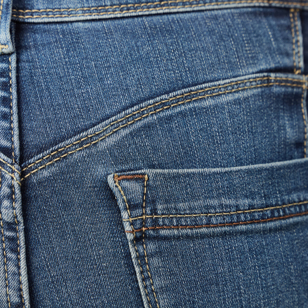 Jeans skinny push up 7/8ème denim stone femme