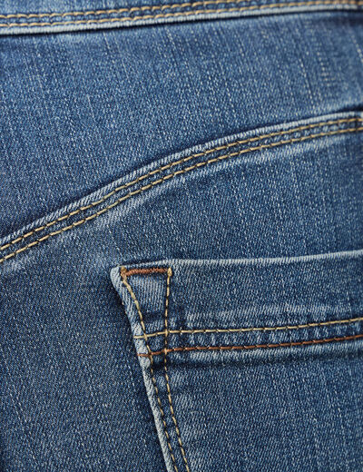 Jeans skinny push up 7/8ème denim stone femme