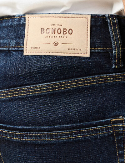 Jeans éco-responsable regular denim brut homme
