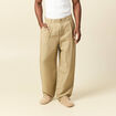 Pantalon droit longueur 32 vert olive homme