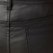 Tregging skinny denim noir enduit femme