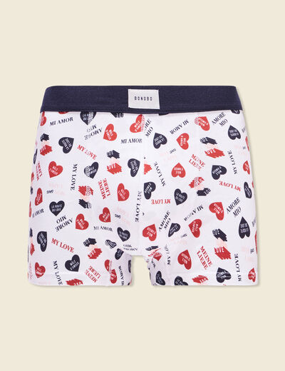 Lot 2 boxers bleu marine homme
