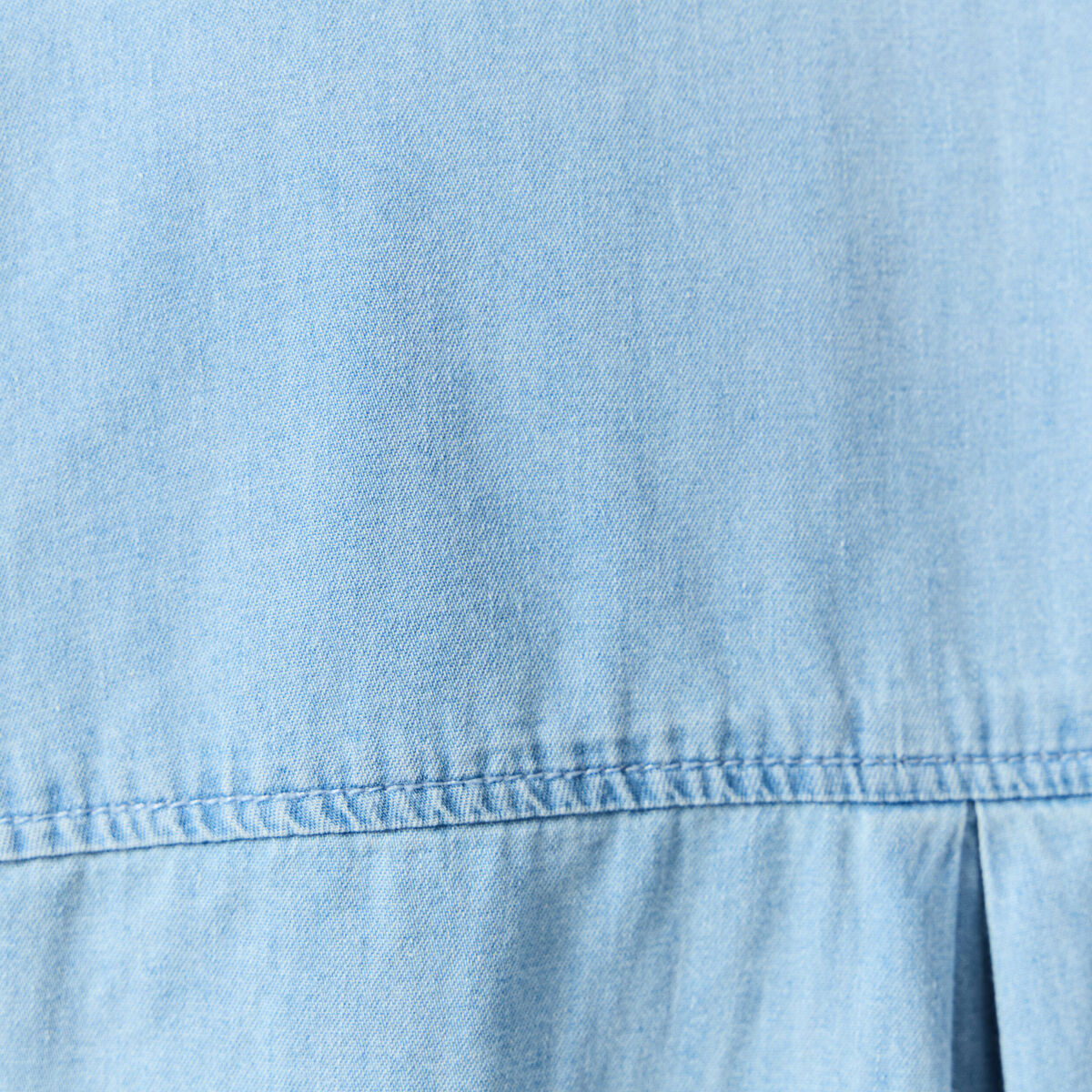 Chemise en jean denim bleach femme