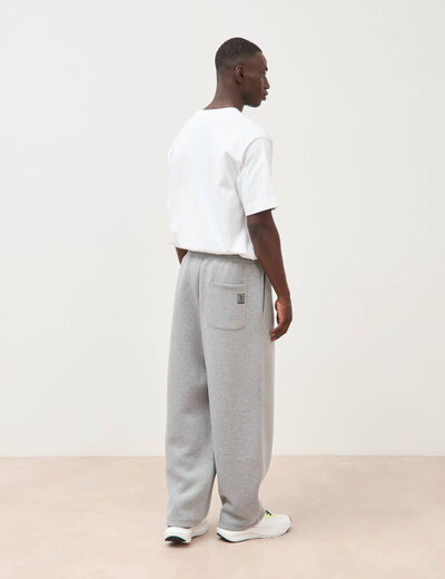 Pantalon coupe loose gris clair homme