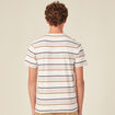 T-shirt manches courtes marron homme