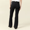 Jeans bootcut 5 poches denim gris femme