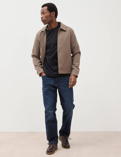 Jeans regular longueur 32 denim brut homme