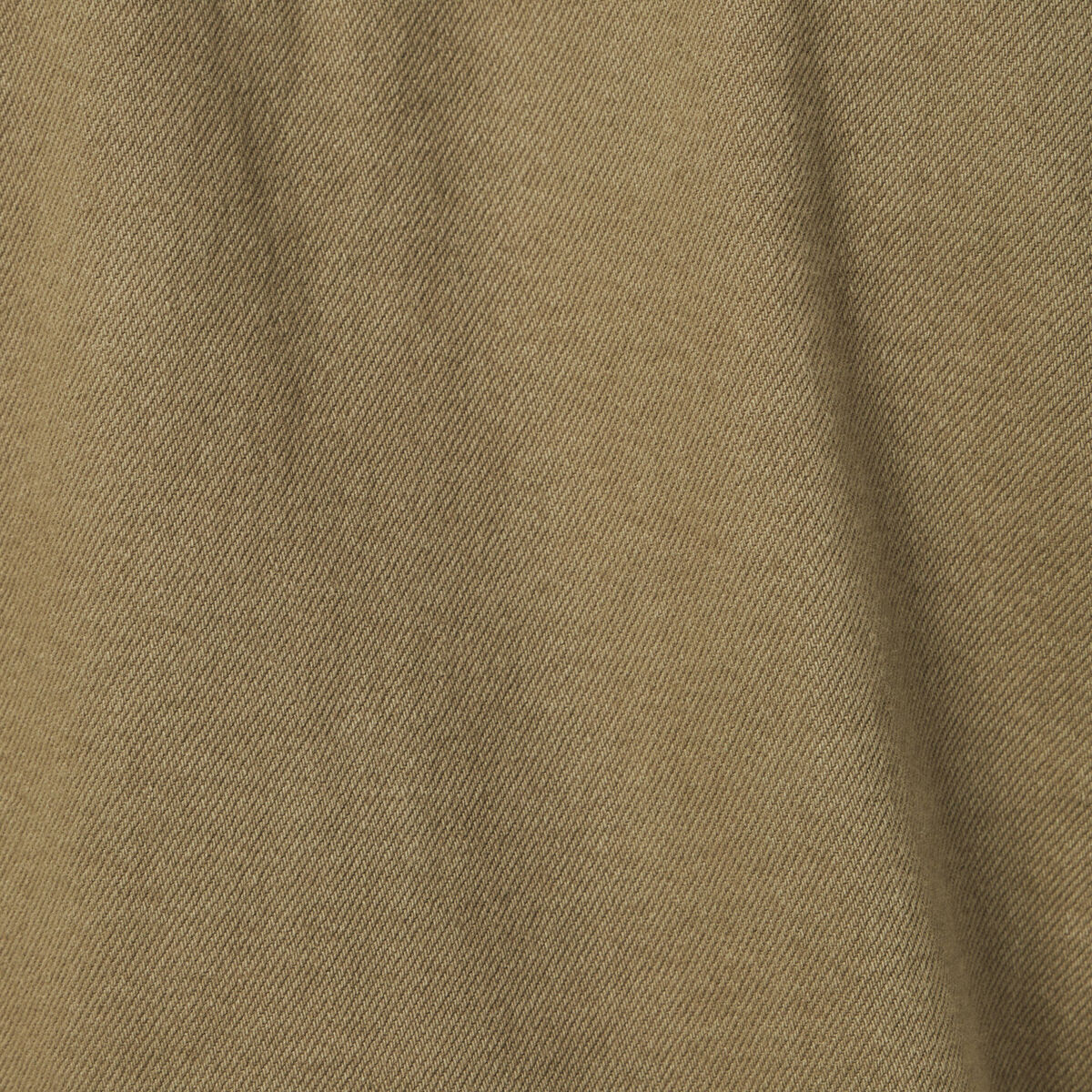 Blouson droit boutonné vert kaki homme