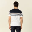 T-shirt manches courtes marron foncé homme