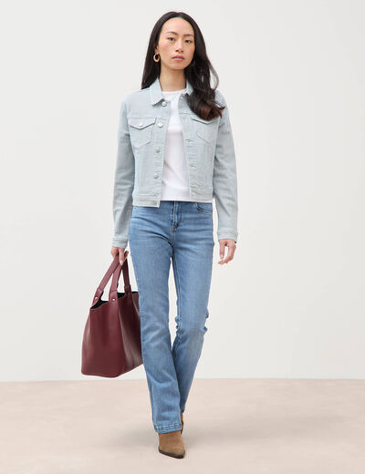 Jeans bootcut denim used femme