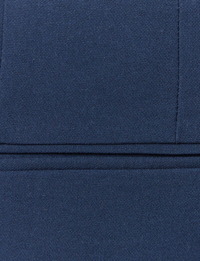Pantalon slim cigarette bleu marine homme