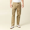 Pantalon cargo poches côtés vert kaki homme