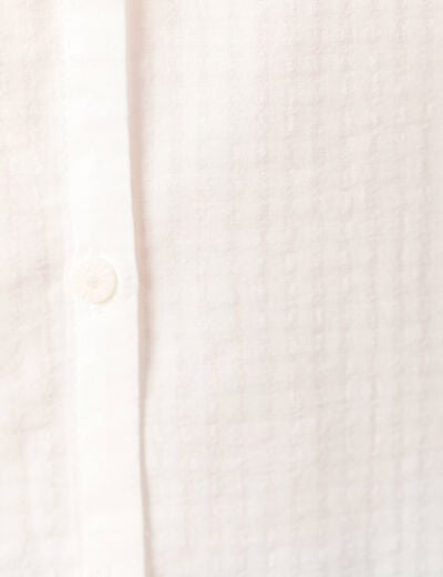 Blouse manches courtes blanc femme