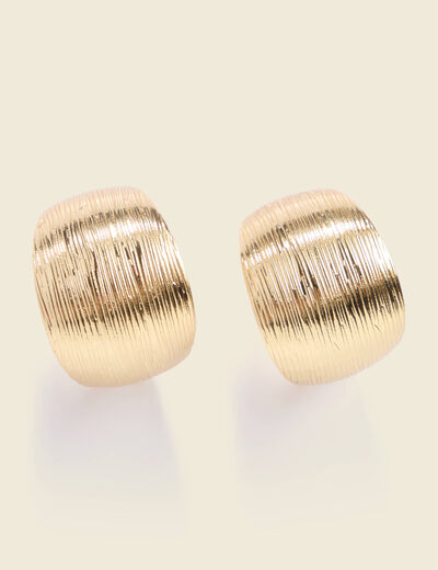 Boucles d'oreilles couleur or femme