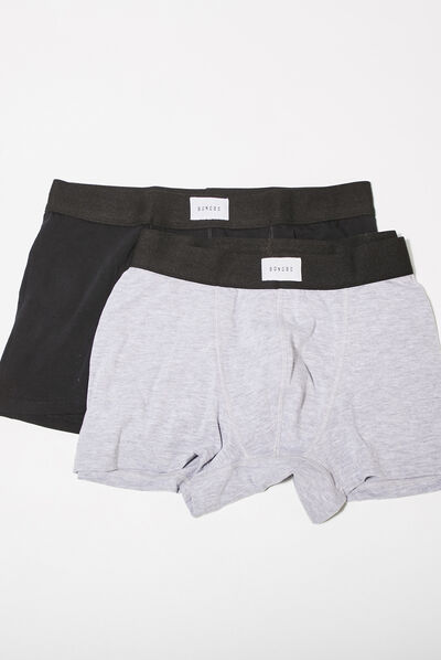 Lot 2 boxers noir homme