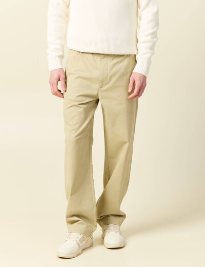 Pantalon beige homme