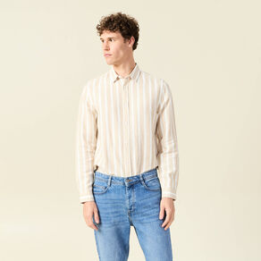 Chemise éco-responsable sable homme