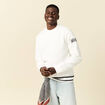 Sweat manches longues ecru homme