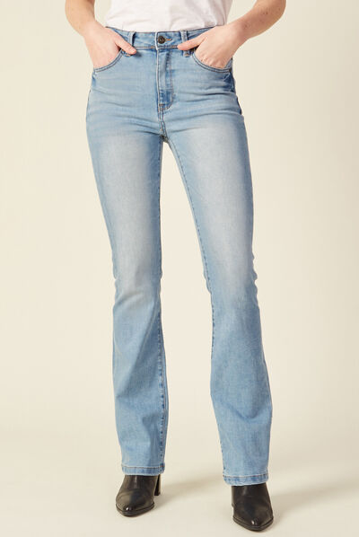 Jeans Yoko - bootcut denim used femme