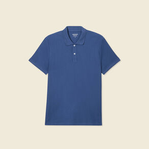 Polo manches courtes bleu foncé homme