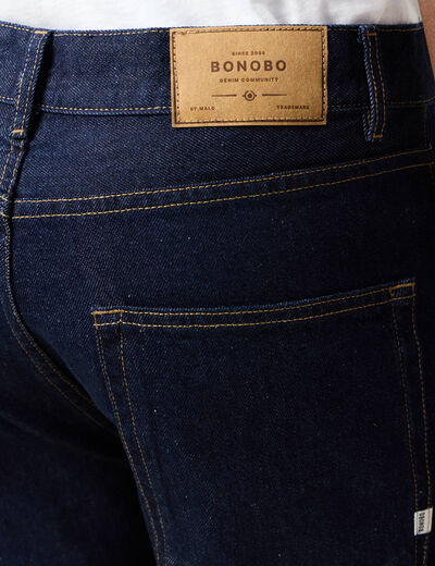 Jeans regular tapered denim brut clean homme