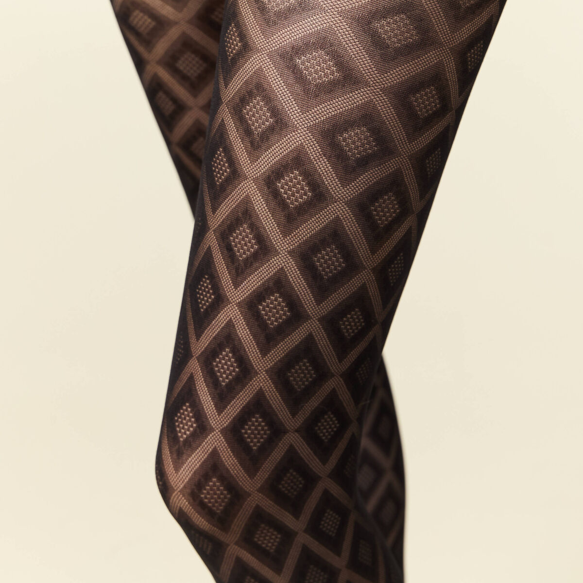 Collants fantaisie noir femme