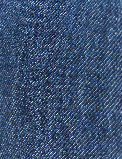 Jeans large à pinces denim brut femme