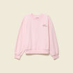 Sweat Atelier Beguin x Bonobo rose poudr&eacute;e femme