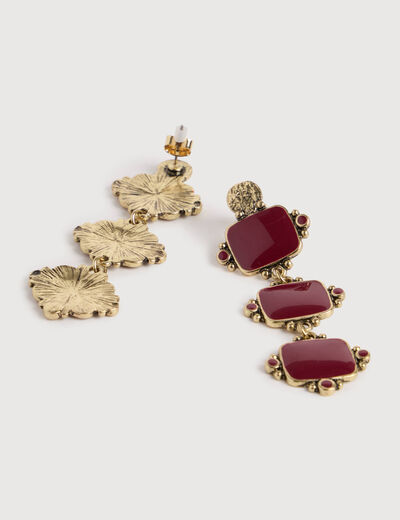 Boucles d'oreilles couleur or femme