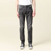 Jeans slim 5 poches denim gris homme