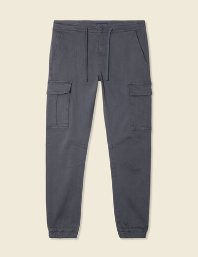 Pantalon battle bas resserré vert foncé homme