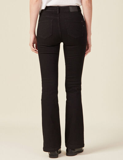 Jeans Yoko - bootcut denim noir femme