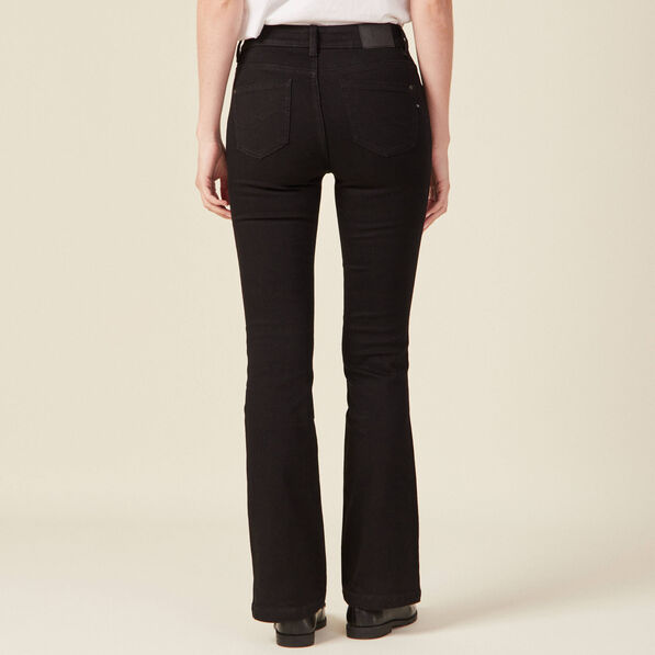 Jeans Yoko - bootcut denim noir femme
