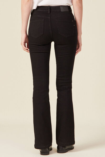 Jeans Yoko - bootcut denim noir femme