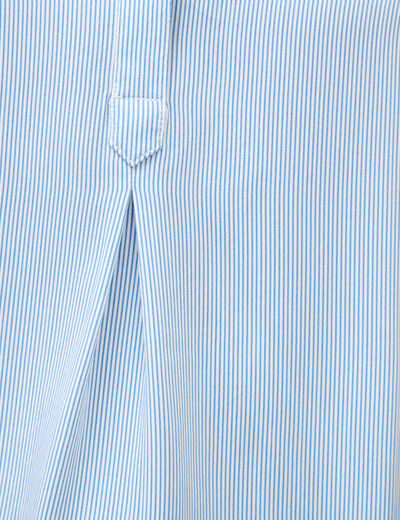 Blouse manches longues bleu femme