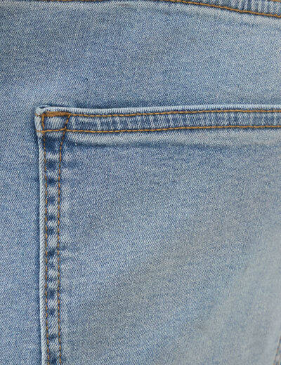 Jeans skinny tapered denim bleach homme